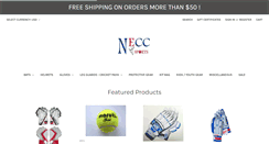 Desktop Screenshot of neccsports.com